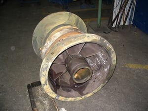 BELZONA PREPARES VERTICAL PUMP FOR ACID SERVICE